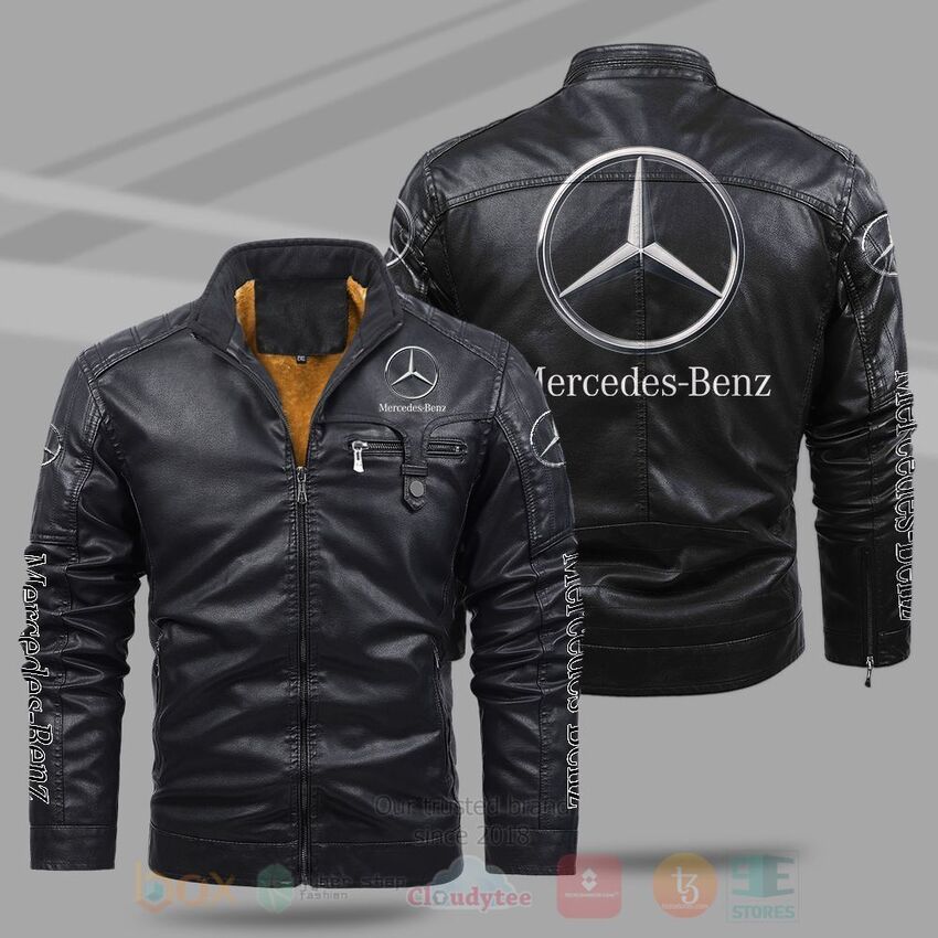 Mercedes Fleece Leather Jacket