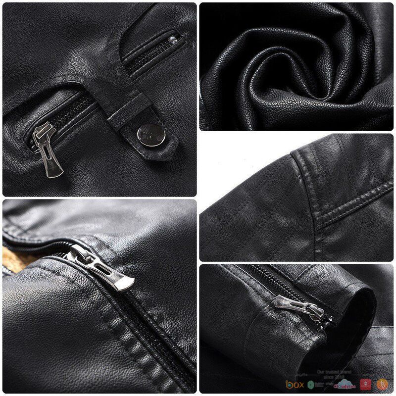 Minnesota Vikings NFL Trend Fleece Leather Jacket 1 2 3
