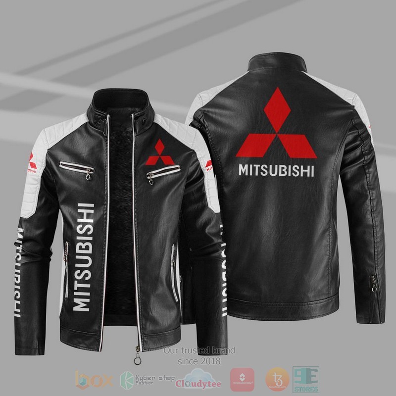 Mitsubishi Block Leather Jacket