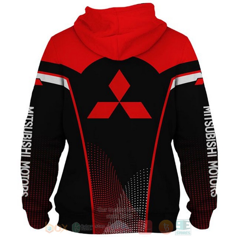 Mitsubishi Motors red black 3D shirt hoodie 1