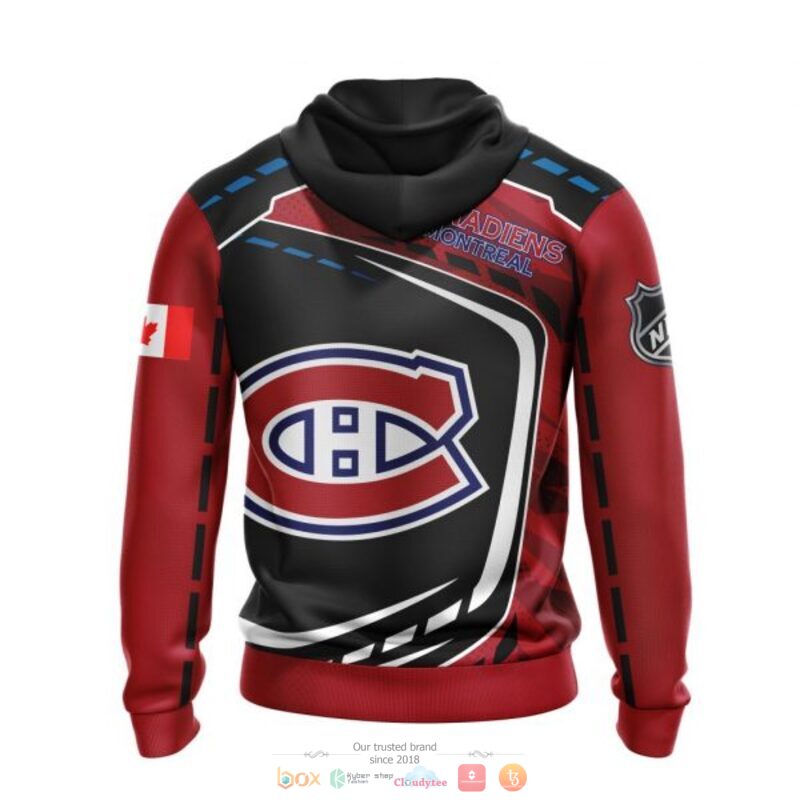 Montreal Canadiens NHL black red 3D shirt hoodie 1 2