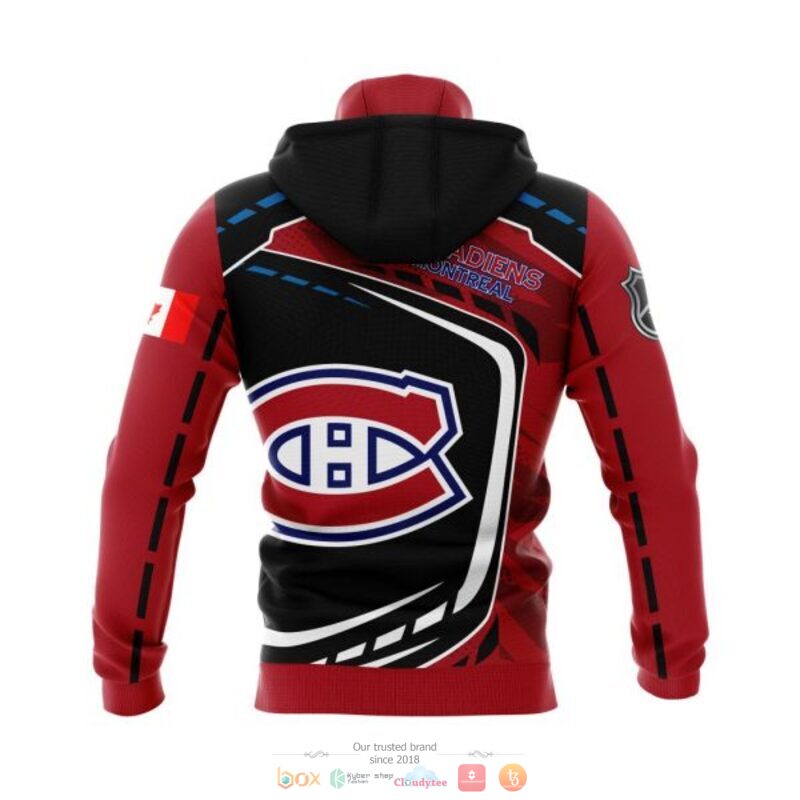 Montreal Canadiens NHL black red 3D shirt hoodie 1 2 3 4