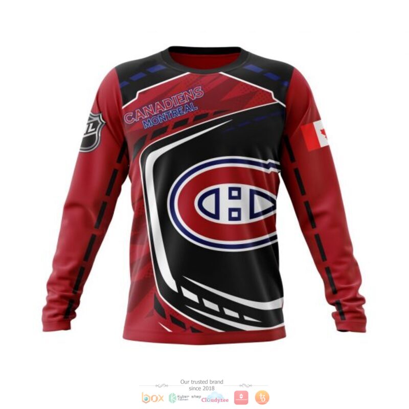 Montreal Canadiens NHL black red 3D shirt hoodie 1 2 3 4 5