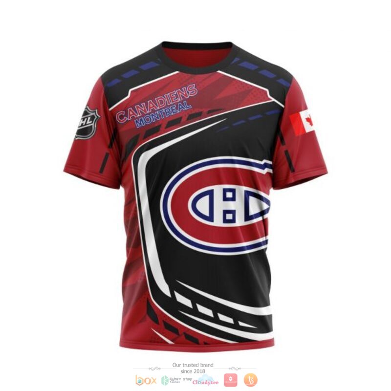 Montreal Canadiens NHL black red 3D shirt hoodie 1 2 3 4 5 6 7