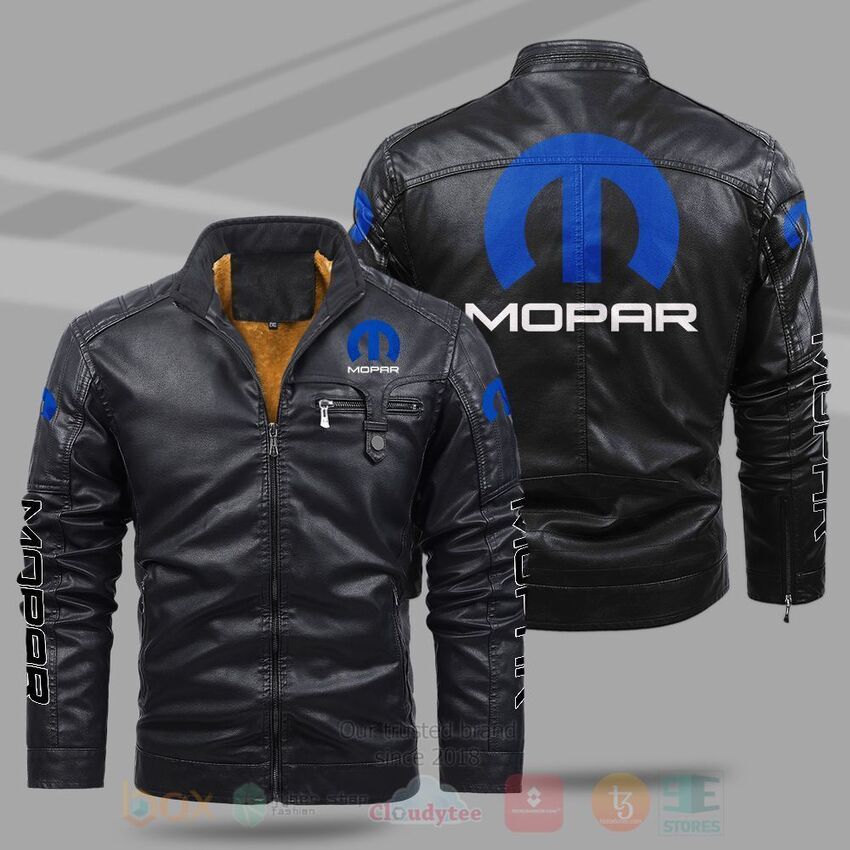 Mopar Fleece Leather Jacket