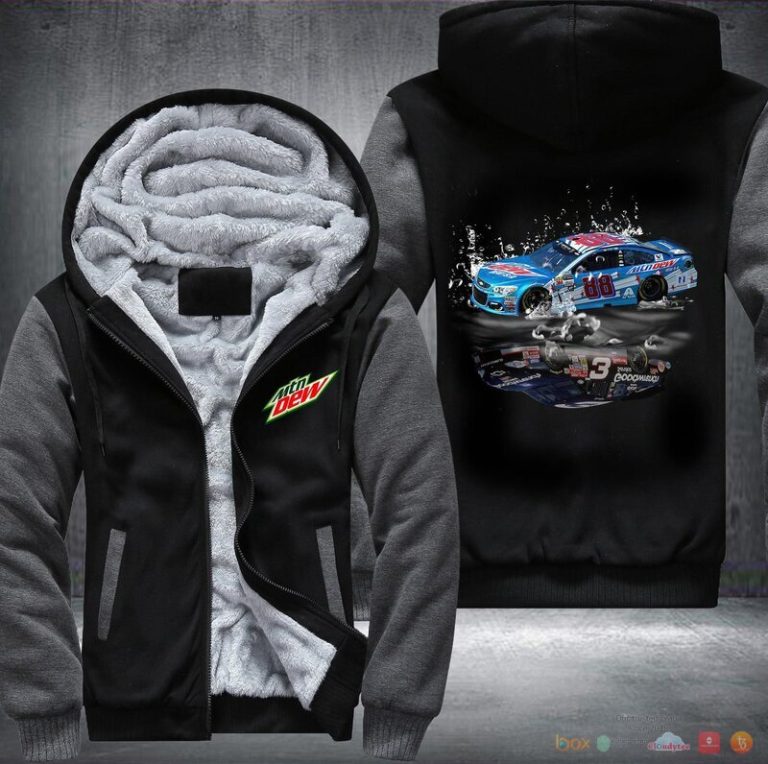 Mountain Dew Racing Fleece Hoodie Jacket