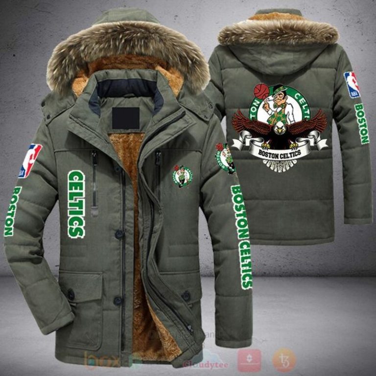 NBA Boston Celtics Parka Jacket 1 2