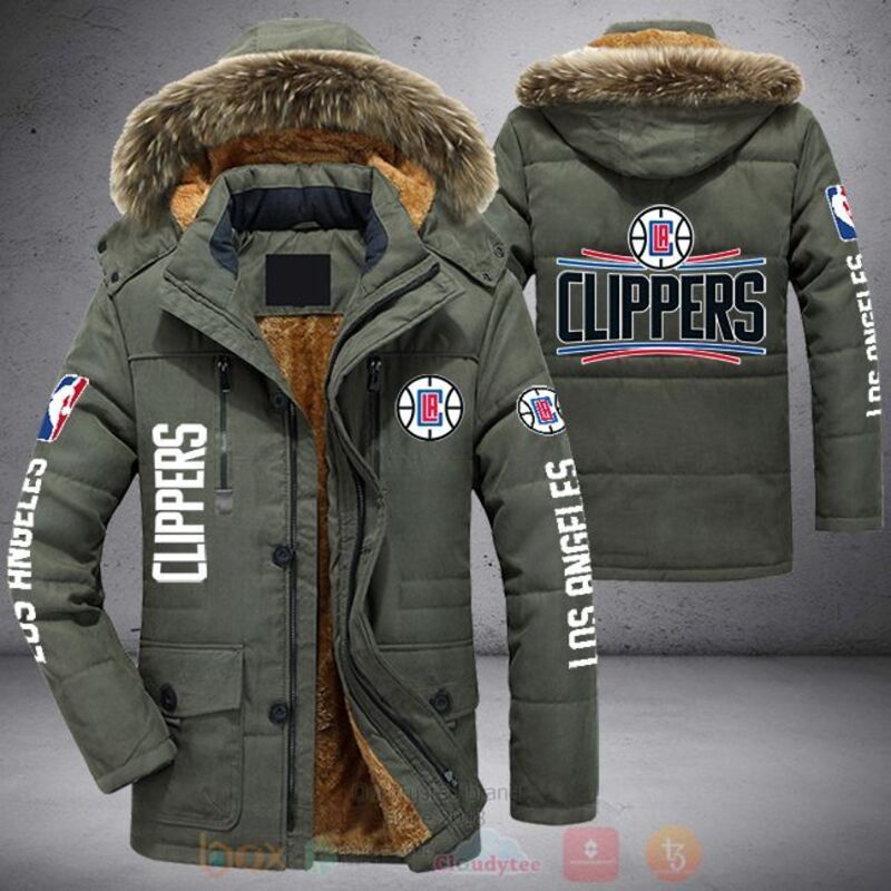 NBA Los Angeles Clippers Parka Jacket 1 2