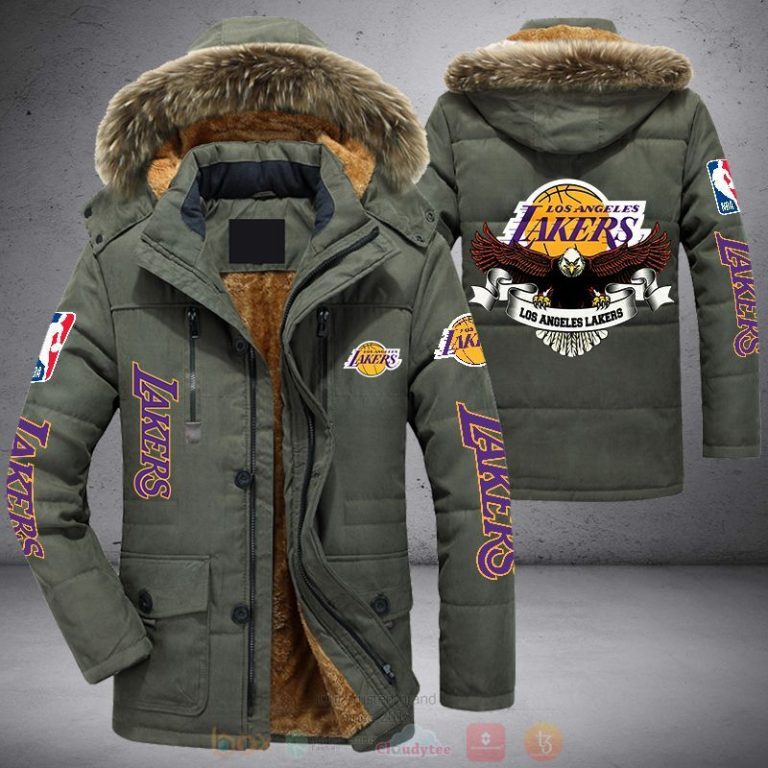 NBA Los Angeles Lakers Eagle Parka Jacket 1 2