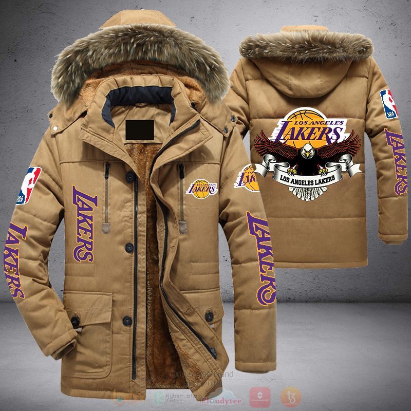 NBA Los Angeles Lakers Eagle Parka Jacket 1 2 3