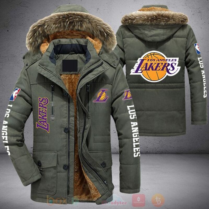NBA Los Angeles Lakers Parka Jacket 1 2