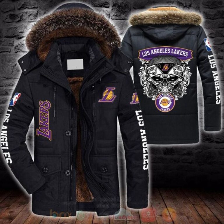 NBA Los Angeles Lakers Skull Parka Jacket