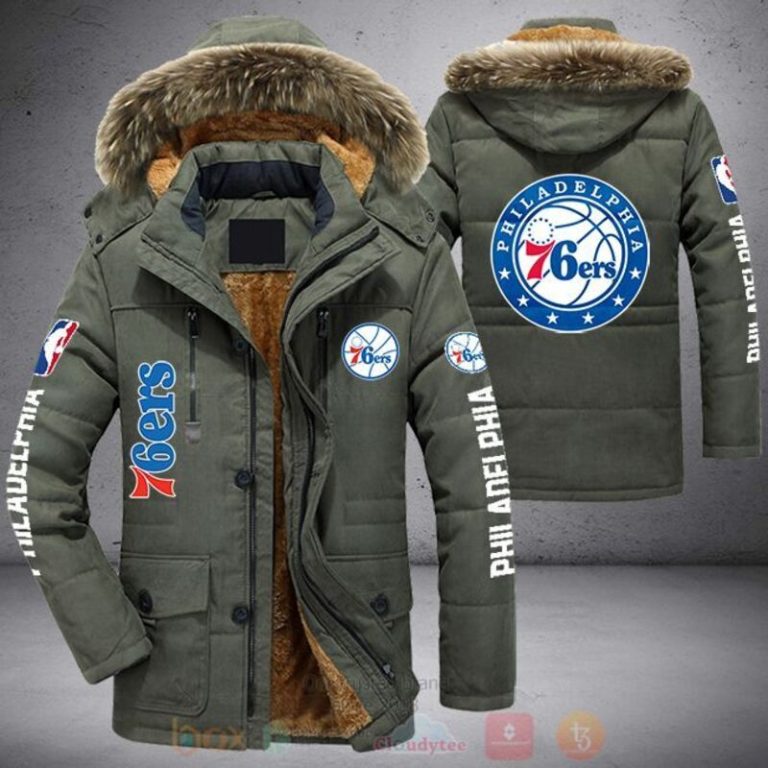 NBA Philadelphia 76ers Parka Jacket 1 2