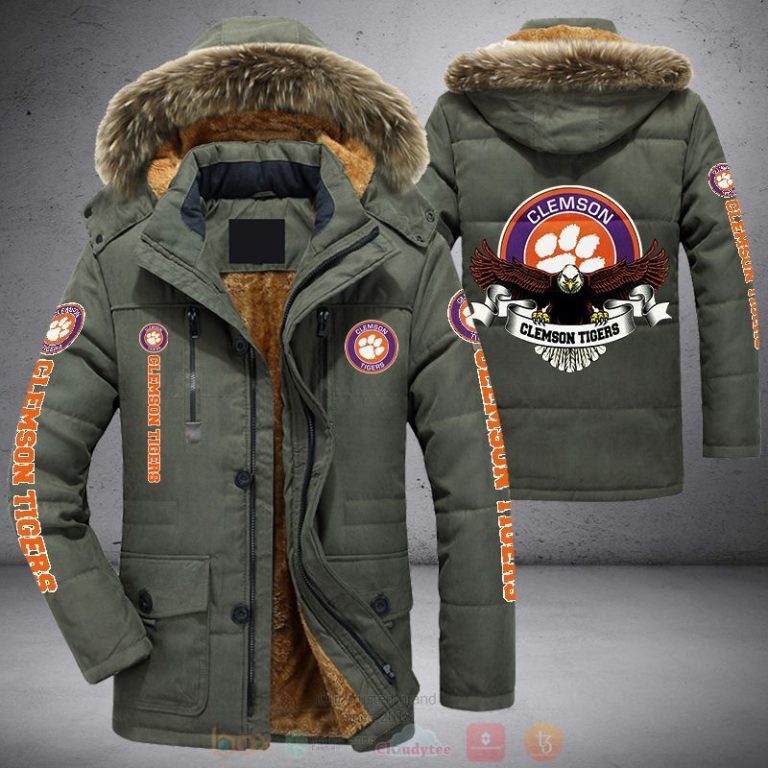 NCAA Clemson Tigers Parka Jacket 1 2