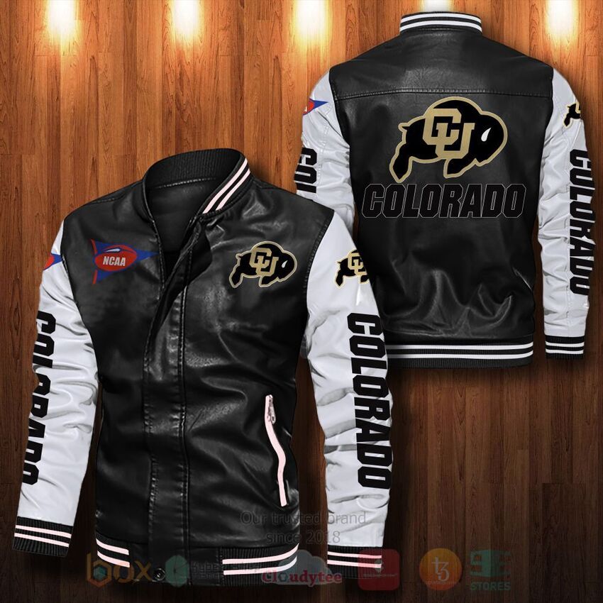 NCAA Colorado Buffaloes Leather Bomber Jacket