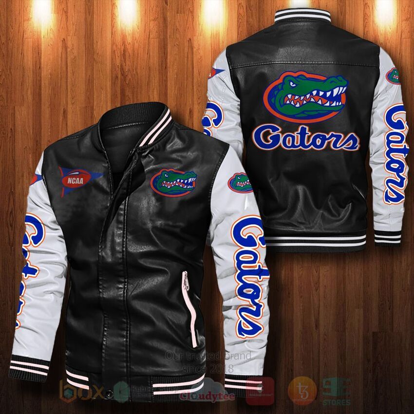 NCAA Florida Gators Leather Bomber Jacket