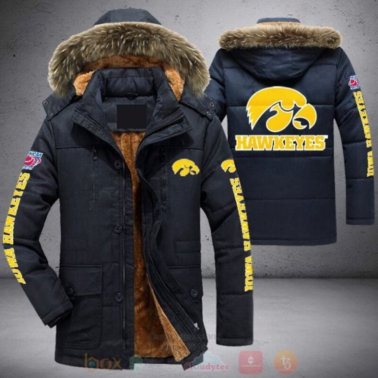 NCAA Iowa Hawkeyes football Parka Jacket 1 2