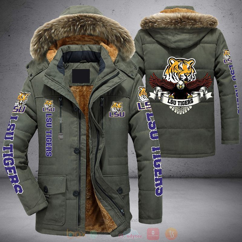 NCAA LSU Tigers Parka Jacket 1 2