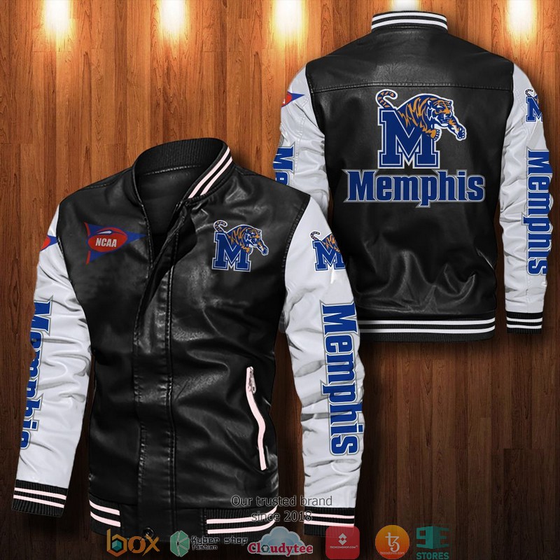 NCAA Memphis Tigers Bomber Leather Jacket