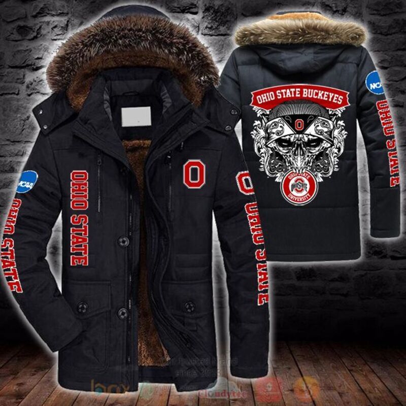 NCAA Ohio State Buckeyes Skull Parka Jacket