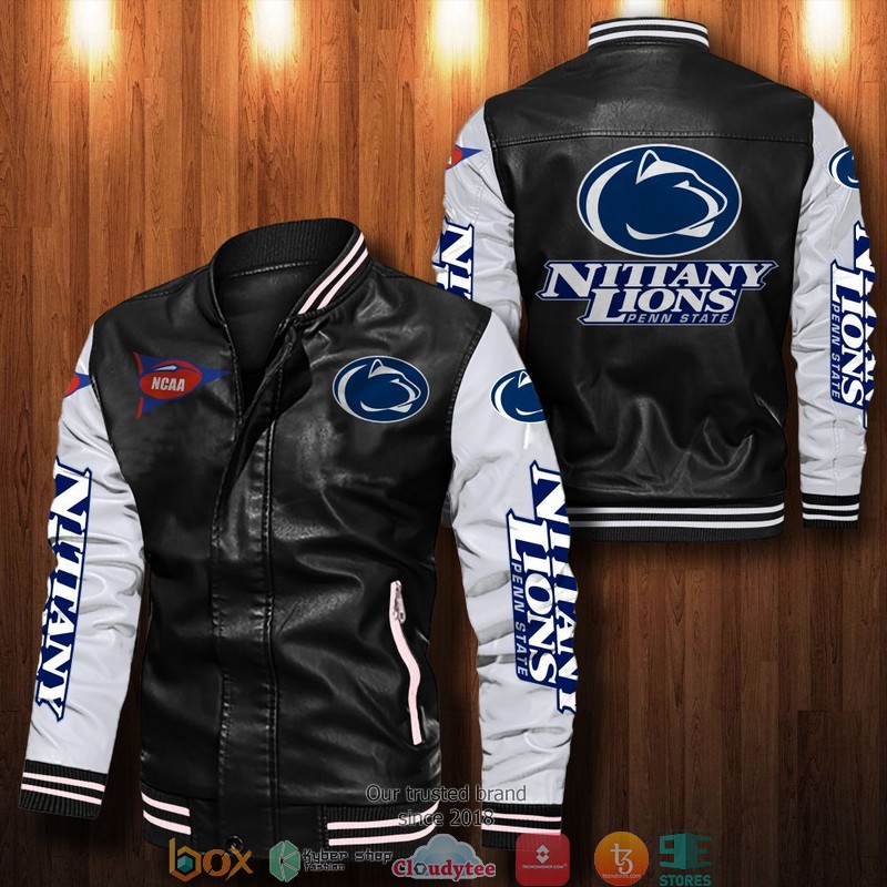 NCAA Penn State Nittany Lions Bomber Leather Jacket