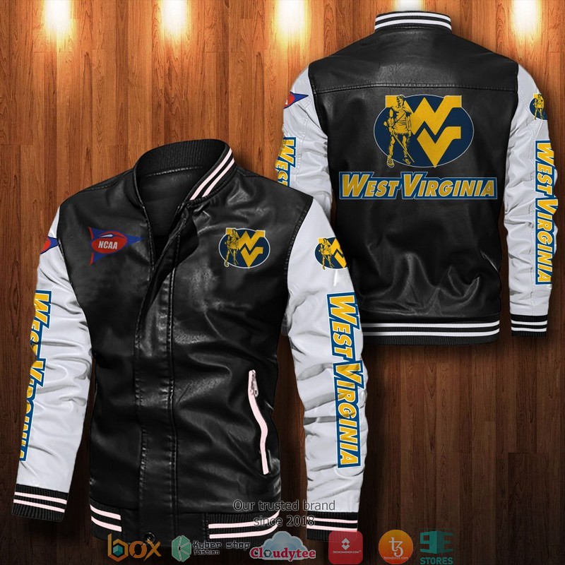 NCAA West Virginia Mountaineers Bomber Leather Jacket