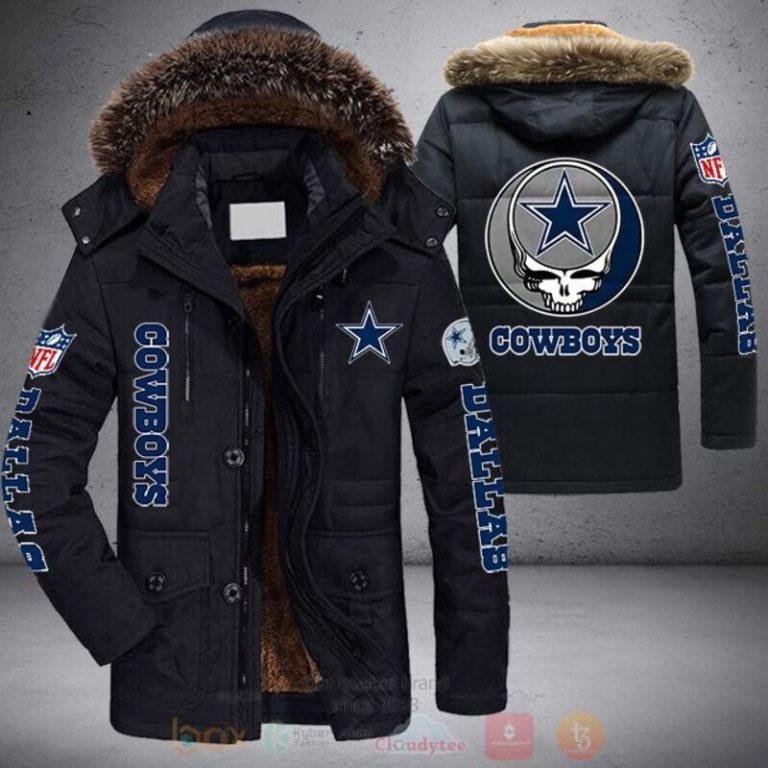 NFC Dallas Cowboys Skull Parka Jacket