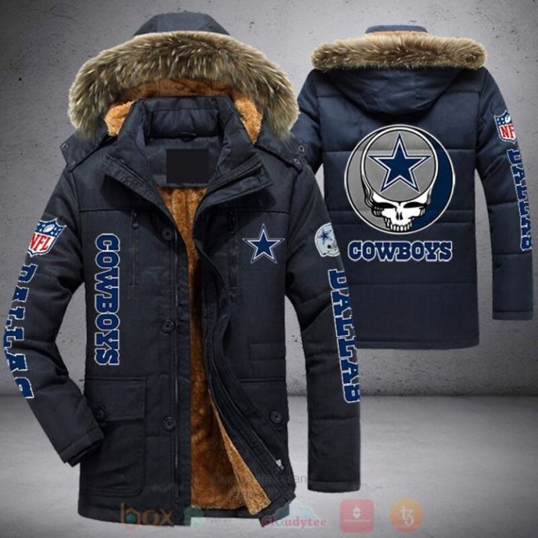 NFC Dallas Cowboys Skull Parka Jacket 1