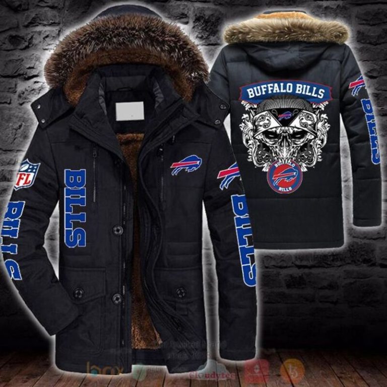 NFL Buffalo Bills Skull Parka Jacket