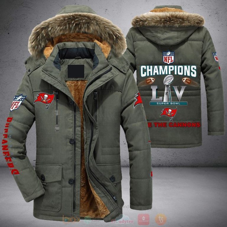 NFL Champions LIV Super Bowl Tampa Bay Buccaneers Parka Jacket 1 2