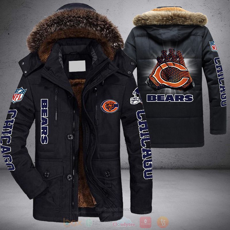 NFL Chicago Bears Football Team Parka Jacket