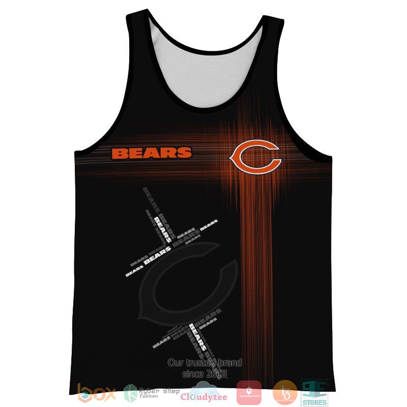 NFL Chicago Bears Orange 3d shirt hoodie 1 2 3 4 5 6 7 8 9 10
