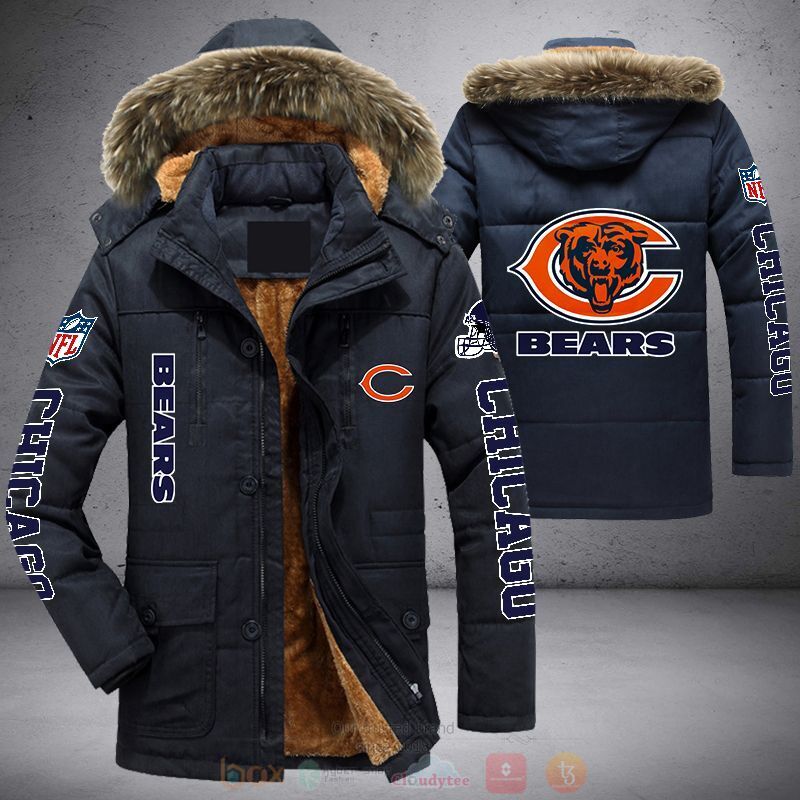 NFL Chicago Bears Parka Jacket 1