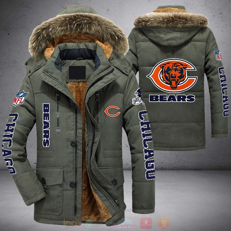 NFL Chicago Bears Parka Jacket 1 2