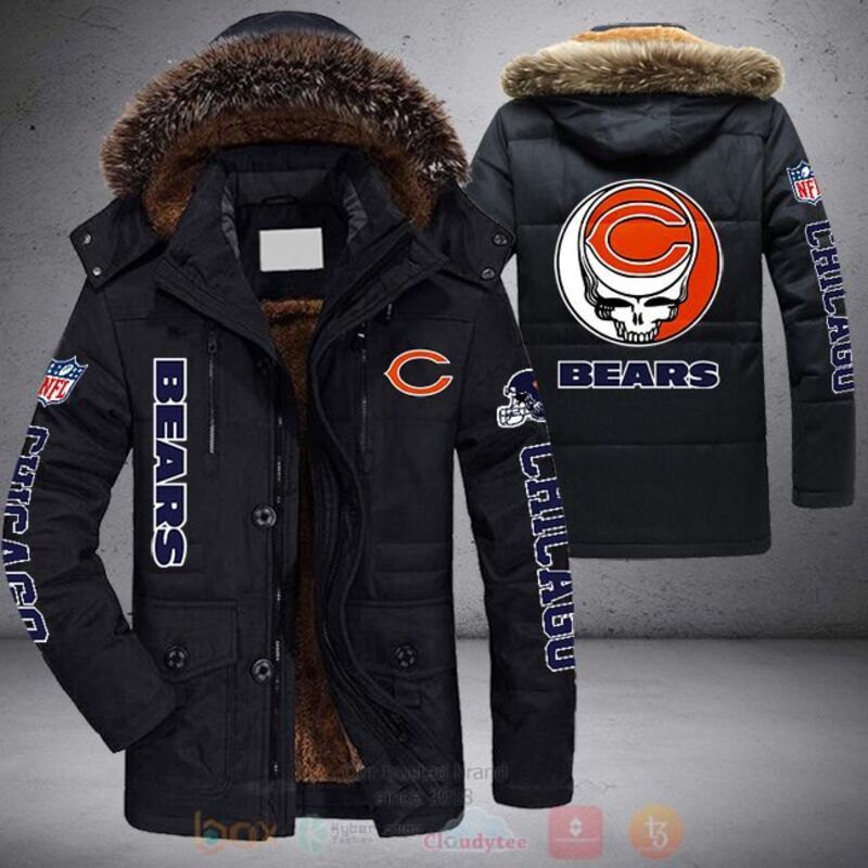 NFL Chicago Bears Skull Parka Jacket
