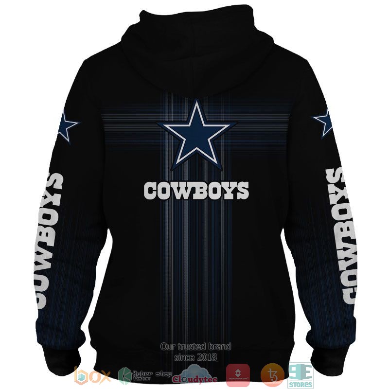 NFL Dallas Cowboys Black Navy 3d shirt hoodie 1