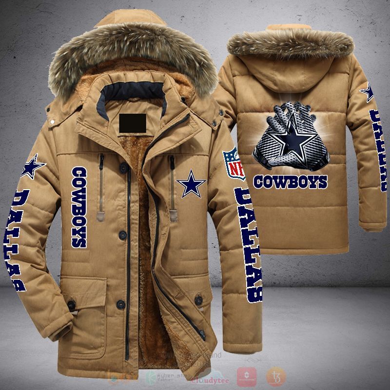 NFL Dallas Cowboys Parka Jacket 1 2 3