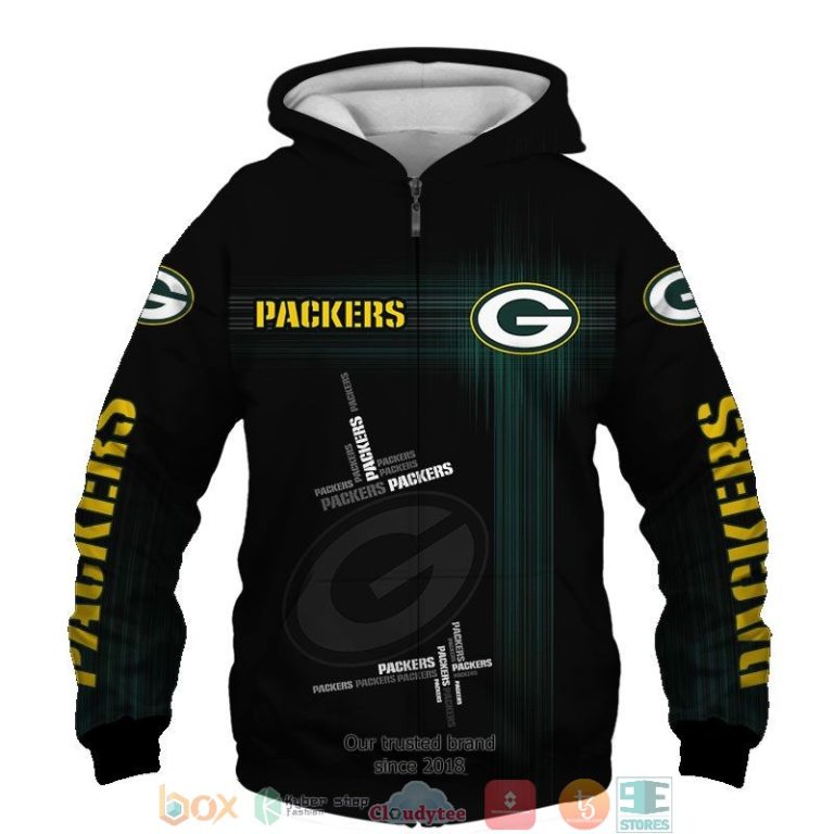 NFL Green Bay Packers Dark Green 3d shirt hoodie 1 2