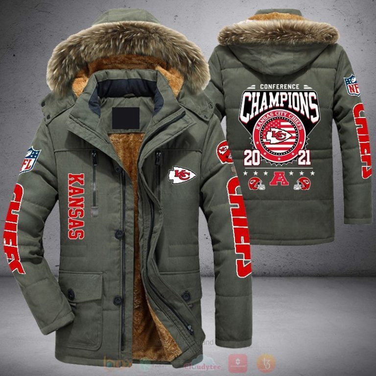 NFL Kansas City Chiefs Conference Champions 2021 Parka Jacket 1 2