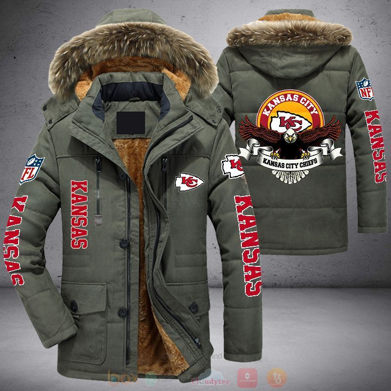 NFL Kansas City Chiefs Eagle Parka Jacket 1 2