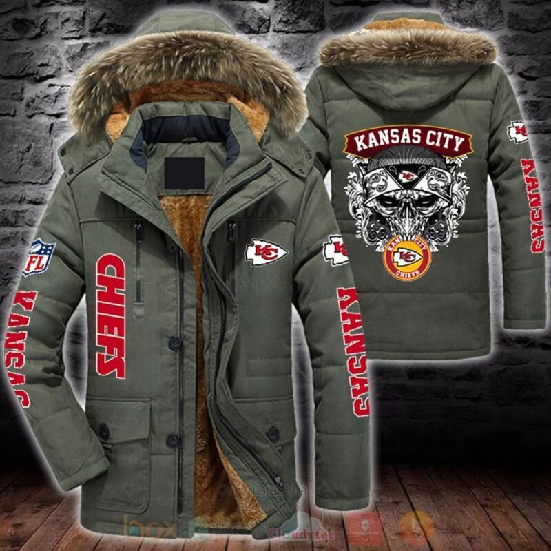NFL Kansas City Chiefs Parka Jacket 1 2