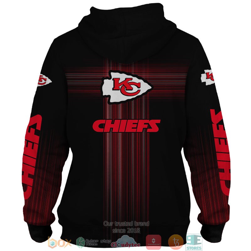 NFL Kansas City Chiefs Red 3d shirt hoodie 1