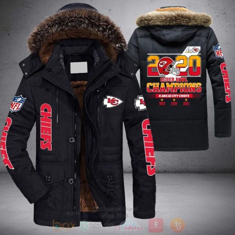 NFL Kansas City Chiefs Super Bowl 2020 Champions Parka Jacket