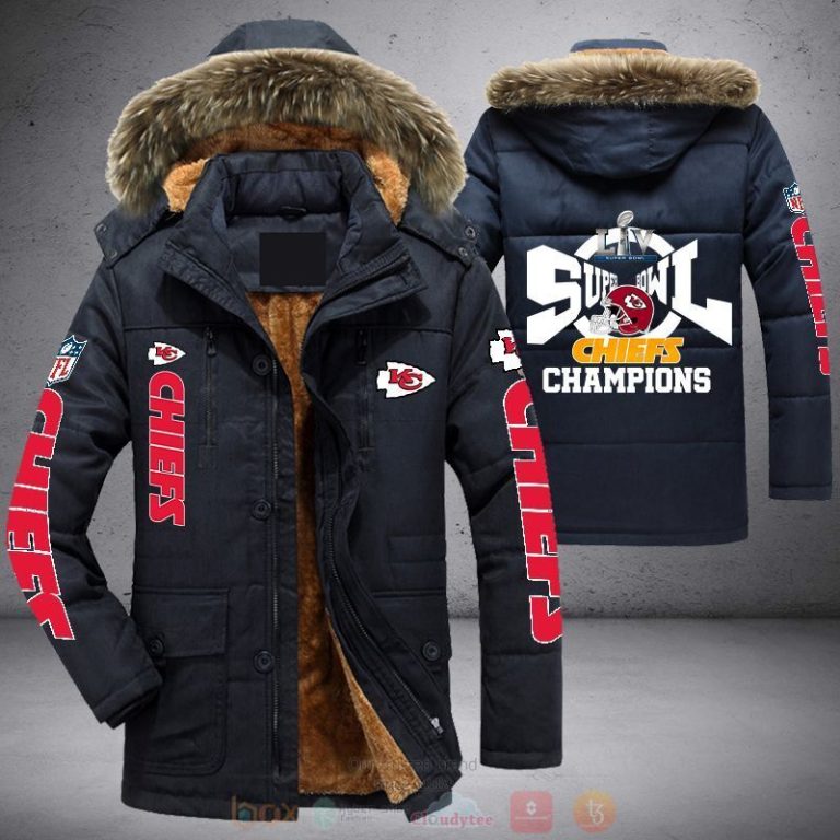 NFL Kansas City Chiefs Super Bowl LIV Champions Parka Jacket 1