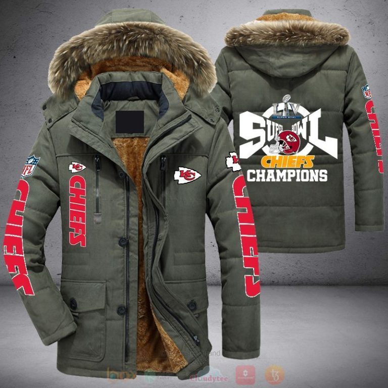 NFL Kansas City Chiefs Super Bowl LIV Champions Parka Jacket 1 2