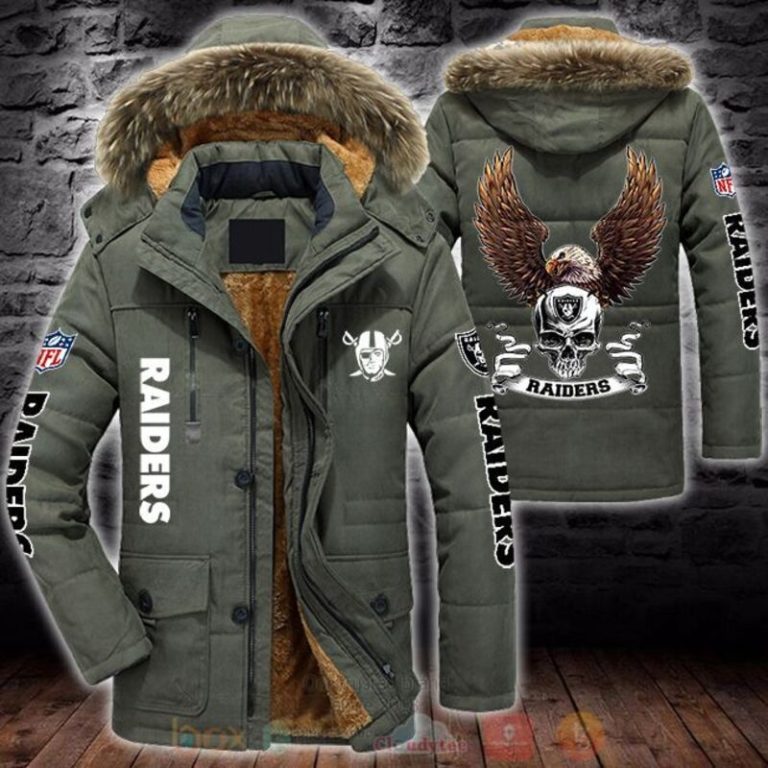 NFL Las Vegas Raiders Eagle Parka Jacket 1 2