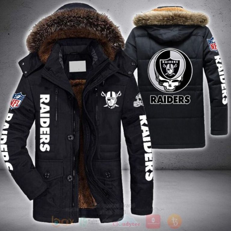 NFL Las Vegas Raiders Skull Parka Jacket