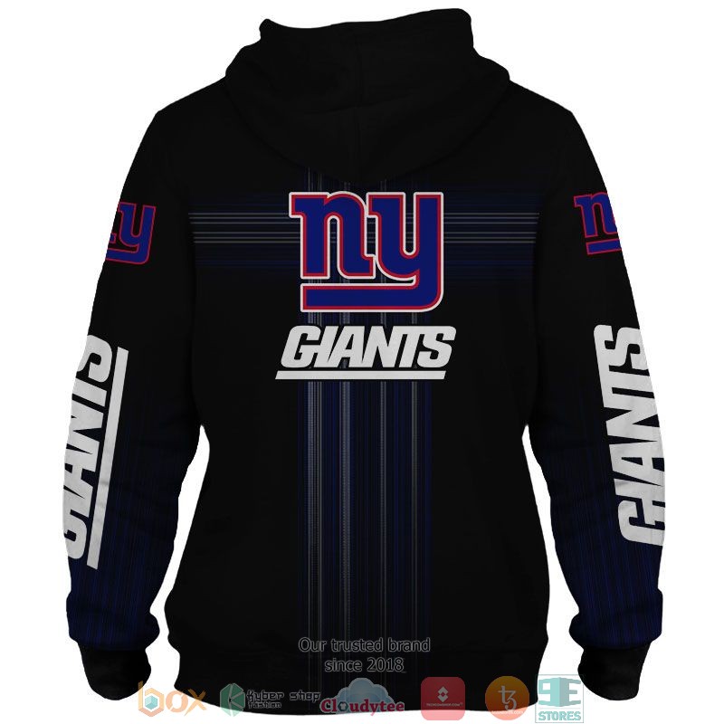NFL New York Giants Blue 3d shirt hoodie 1