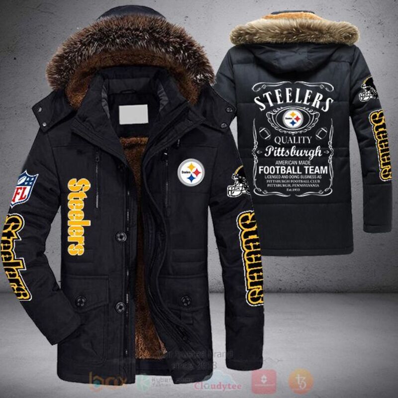 NFL Pittsburgh Steelers Football Team Parka Jacket