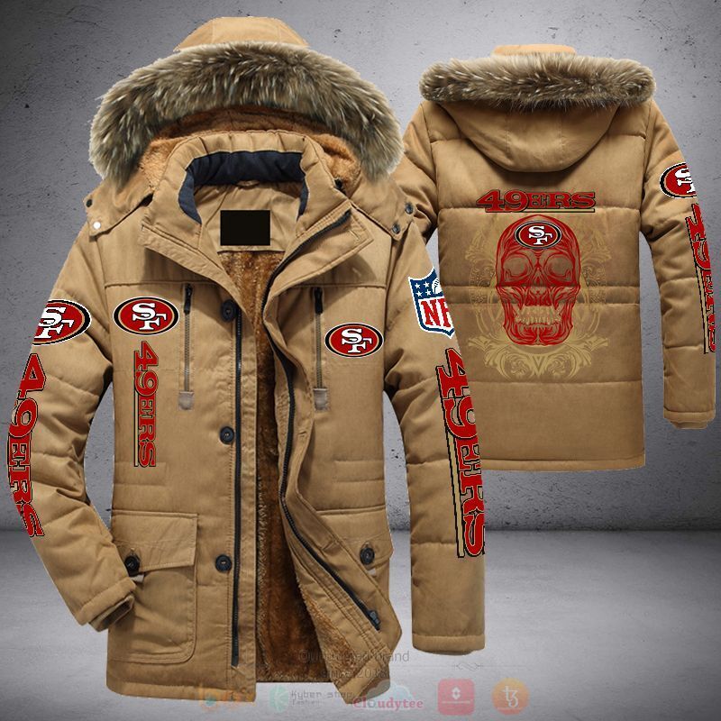 NFL San Francisco 49ers Parka Jacket 1 2 3